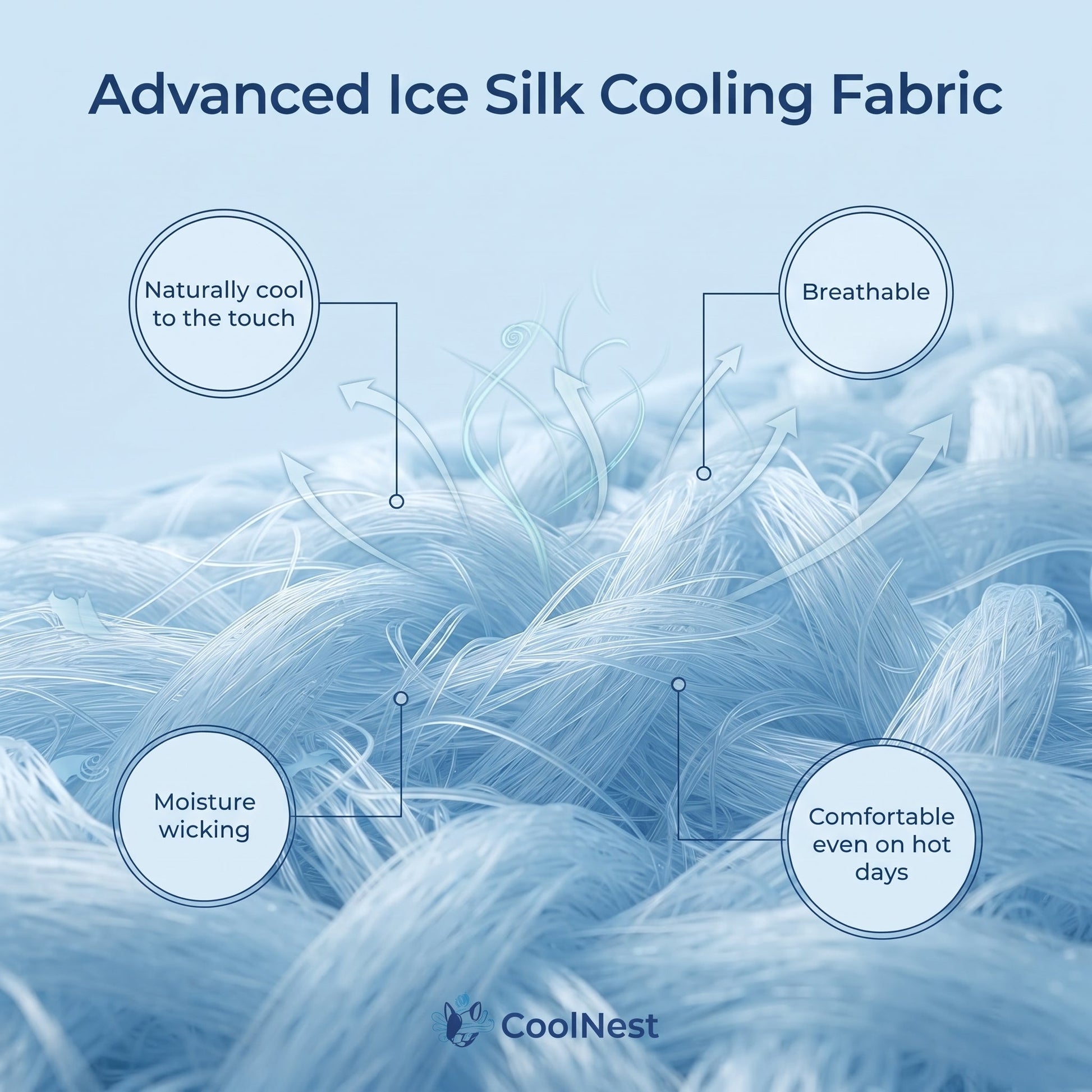 Advanced ice silk cooling fabric